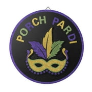 Way to Celebrate Mardi Gras Mask Porch Pardi Hanging Wall Decor