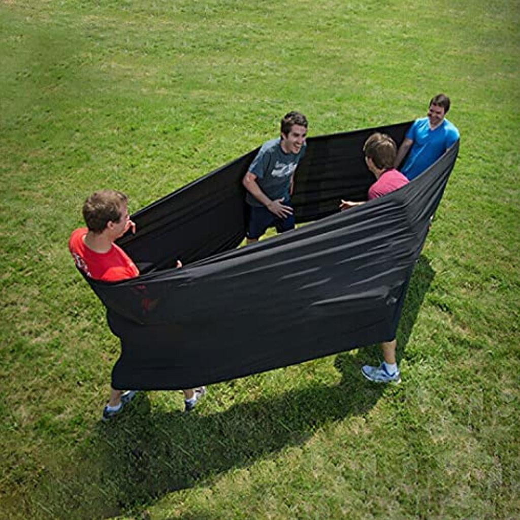 Training Wheel Tube Stretchy Lycra Cloth Equipment Outdoor Game for Play Set for Garden Yard Max 10Pax Adults Group Buil
