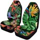 thumbnail image 1 of Juego de 2 fundas de asiento de coche ABPHQTO Pájaro Hoja Mariposa Flor Universal, 1 of 3
