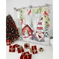 thumbnail image 5 of Christmas Gnomes Shower Curtain, Xmas Trees Snowman Red Birds Snowflake Waterproof Fabric Shower Curtains with 12 Hooks, Bathroom Curtain Set for Bathroom Accessories Decor, 72 x 96 Inches, 5 of 9