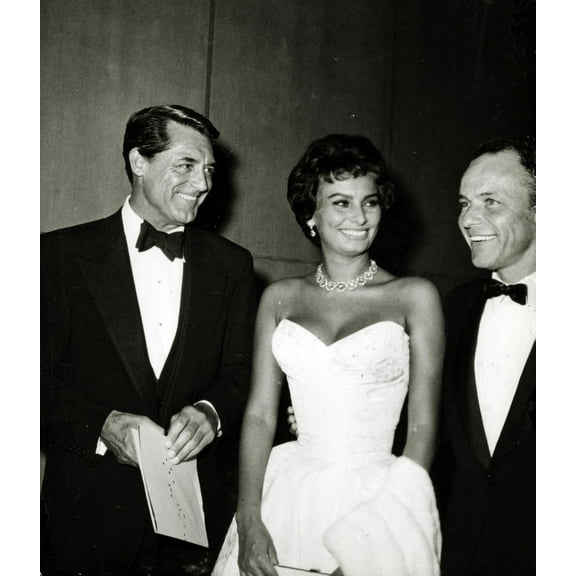 Cary Grant, Sophia Loren and Frank Sinatra Photo Print  (8 x 10)