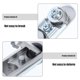 thumbnail image 3 of BESTYASH Cerradura Para Gabinete De En Aleación De Zinc Plateada Con Seguridad Para Puerta Industrial Y Hogar, 3 of 8