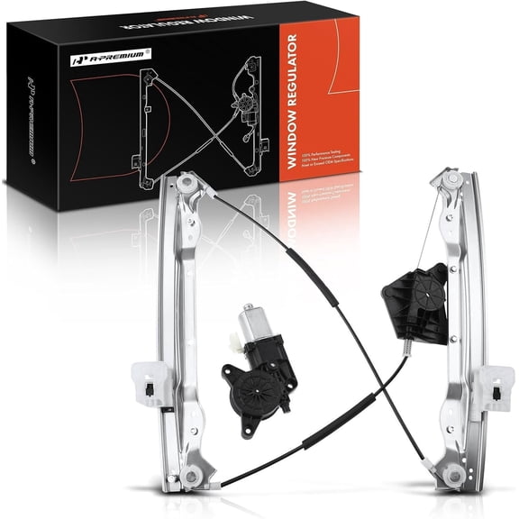 A-Premium Power Electric Window Regulator with Motor Compatible with Chrysler Sebring 2007-2010 Front Right Passenger Side