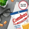 thumbnail image 3 of Combos Stuffed Snacks Cheddar Cheese Baked Cracker Snacks - 6.3 oz Bag, 3 of 11