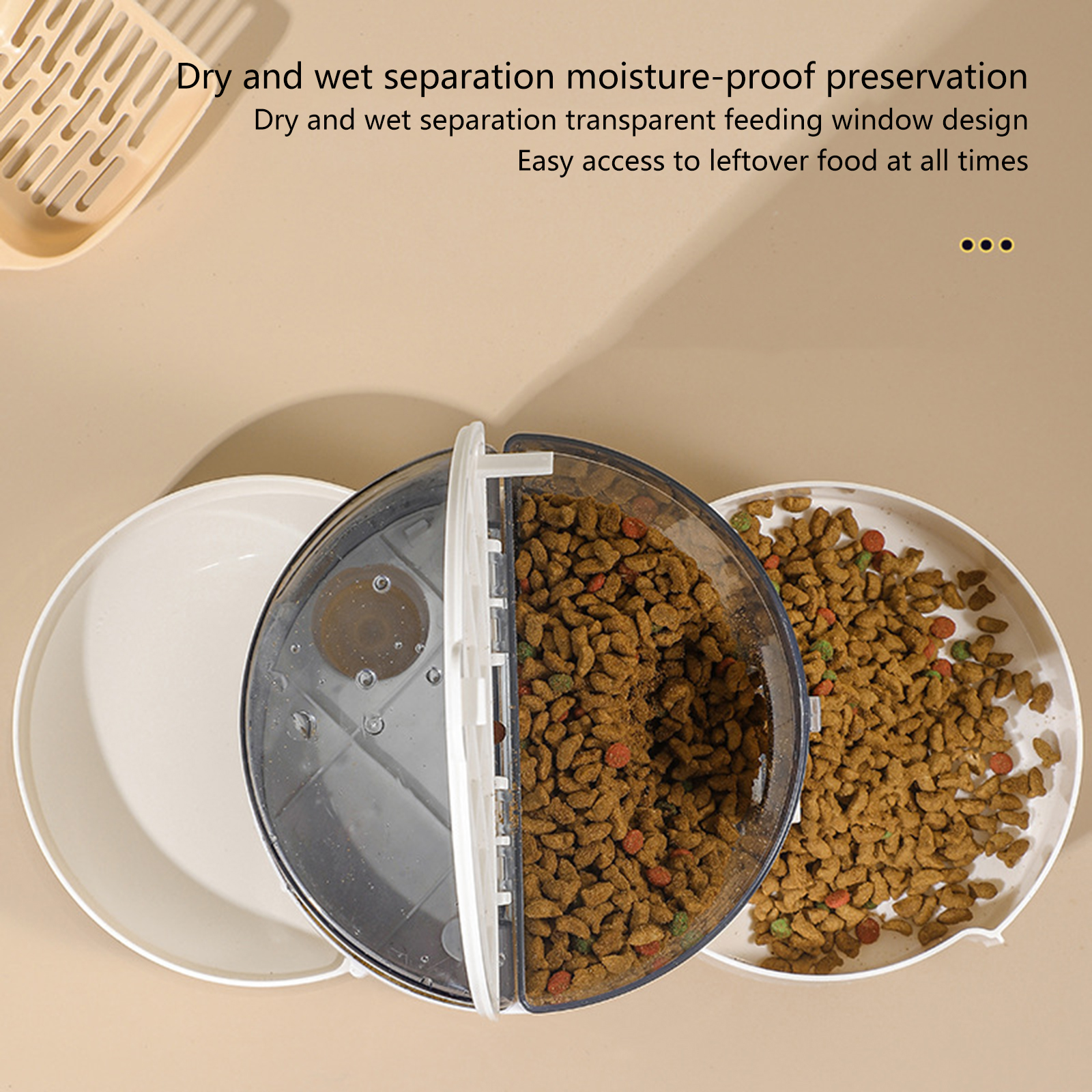 2in1 Pet Water Bowl Feeder Automatic Dog Feeding Bowl Water Dispenser Drinking Bowl Container Pet Dishware