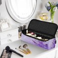 thumbnail image 2 of Hair Tools Storage with Heat Resistant Mat- Light Purple Printed Curling Iron Travel Bag/Flat Iron Case for Women, 2 of 8