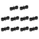 thumbnail image 1 of Clips de hebilla de correas de 10 piezas para correas colgantes de adicionales, color negro Macarena Correas hebilla clip, 1 of 8