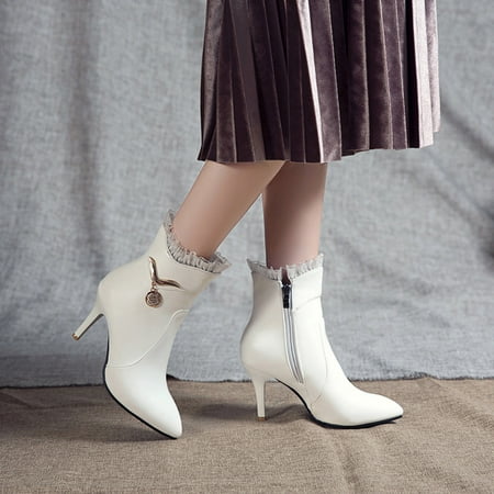 

Autumn And Winter Women s Boots High Heeled Short Boots Fashion Women s Boots