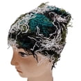 thumbnail image 4 of Gorro de lana de mono bordado costura otoño e invierno cálido gorro de lana de punto, 4 of 6