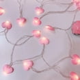 thumbnail image 6 of Disco Led String Lights 3 M 20 Lights Led Light String LED Fabric Love Heart Light String Room Decoration Light Romantic Heart Romantic Confession String Light Pink, 6 of 9