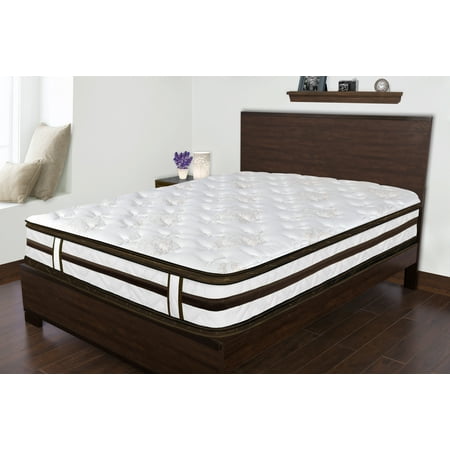 Encased Gems - Dreamwell Double-Sided Pillow Top Mattress with 1100 Foam Encased Pocket Coil