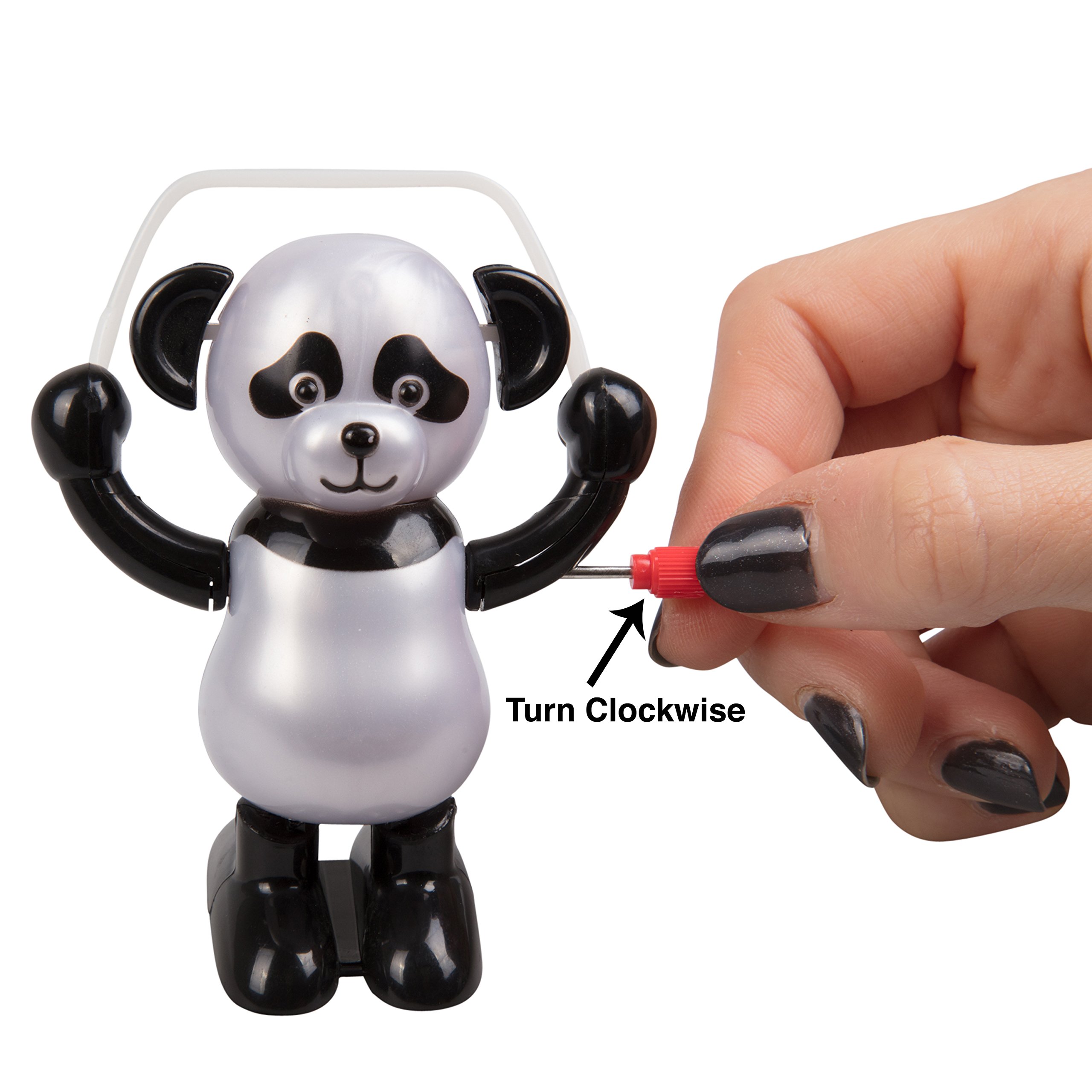 Wind Up Toy Animal 6 Pack Assorted Animals With Unique Windup