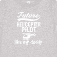 thumbnail image 4 of Inktastic Future Helicopter Pilot Like Daddy Boys Baby T-Shirt, 4 of 5