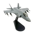 thumbnail image 3 of Simulación 1:72 F-35A modelo de avión con soporte de exhibición decoración de mesa ornamento recuerdo adultos juguete juguetes en miniatura para Sunnimix Avión fundido a presión, 3 of 8
