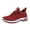 Red, variant on Leey-World Womens Slip On Walking Shoes Non Slip Running Shoes Breathable Workout Shoes Lightweight Gym Sneakers Womens Running Shoes(Red,7)