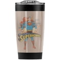 thumbnail image 1 of Superman Superhombre Stainless Steel Tumbler 20 oz Coffee Travel Mug/Cup, Vacuum Insulated & Double Wall with Leakproof Sliding Lid | Great for Hot Drinks and Cold Beverages, 1 of 7