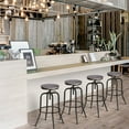 thumbnail image 6 of Homy Casa Bar Stools Set of 2, Swivel Adjustable Height Counter Bar Stool for Kitchen Living Room, 6 of 10