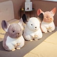 thumbnail image 2 of Stuffed Animal Gift Plush Hamster Toy Toddler Gifts for Girls Aged 3, 4, 5, 6, 7, 8 Yrs Olds 25cm 35cm 55cm White, 2 of 5