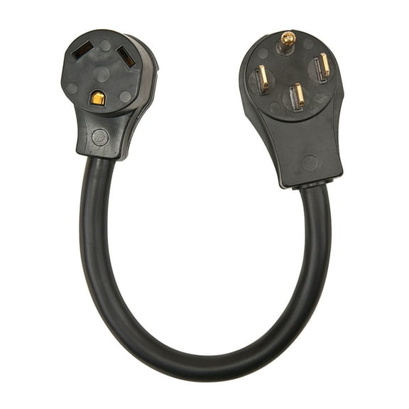 Southwire 15AM30AF12 Surge Guard RV Power Cord Adapter - 15A Male to 30A Female, 12" 14/3 Cord, 120V
