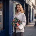 thumbnail image 6 of FORMRS 15"-15.6" Laptop Sleeve Protective Case Soft Carrying Quilted Computer Bag Cover, Red Flamingo Pattern, 6 of 7