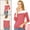 Red-White, variant on Women's Color Block Striped Knit Top Long Sleeves T-Shirt XL Red-White