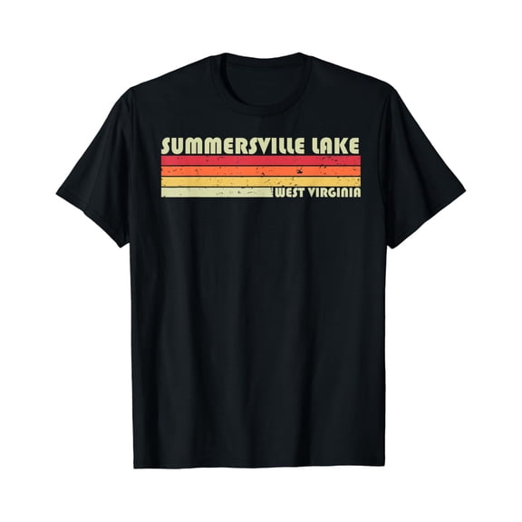 Summersville Lake West Virginia Funny Fishing Summer Gift T-Shirt Unisex S-5XL Hot Trending Shirt, Vintage Birthday Gift