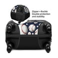 thumbnail image 4 of Balery Luggage Cover Cute Basebal Print Suitcase Covers for Luggage Elastic Washable Suitcase Protector Fits 18-32 Inch Luggage-X-Large, 4 of 9