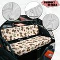 thumbnail image 6 of FKELYI Sunflower Cactus Plant Dachshund Dog Print Mule Bench Seat Cover 2 Pcs Set UTV Seat Cover Compatible with Kawasaki Mule 600/610 Anti-Scratch Seats Protector Decor, 6 of 7