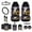 Cow Sunflower American Flag, variant on Xoenoiee Blue Rose Dragonfly Print Car Front Seat Covers 12Pcs Set with Steering Wheel &Seat Belt Cover Car Trash Can Armrest Cover Air Vent Bag Rear View Mirror Cover Cup Coasters Kychain
