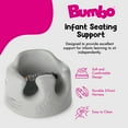 thumbnail image 3 of Bumbo Baby Infant Soft Foam Floor Booster Seat with Adjustable Harness, Gray, 3 of 11