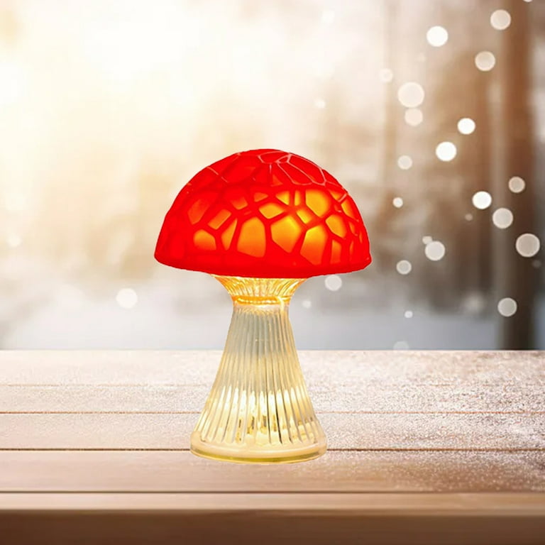 Colorful Iceberg Crystal Table Lamp - LED Night Light, Halloween Christmas Desktop Decor
