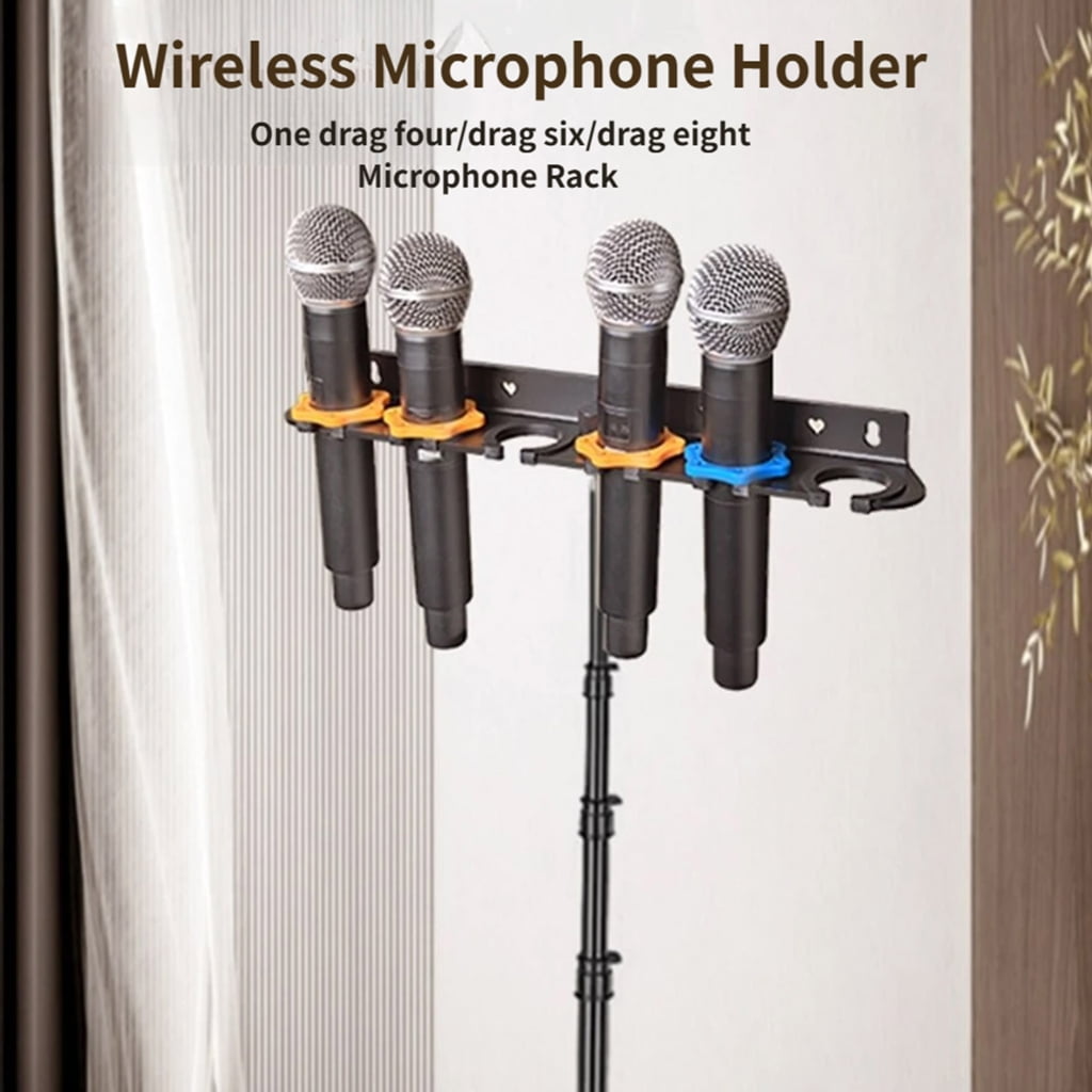 Space Saving Wall Mounted Microphone Stand with Quick Installation Perfect for Live Performances and Studios