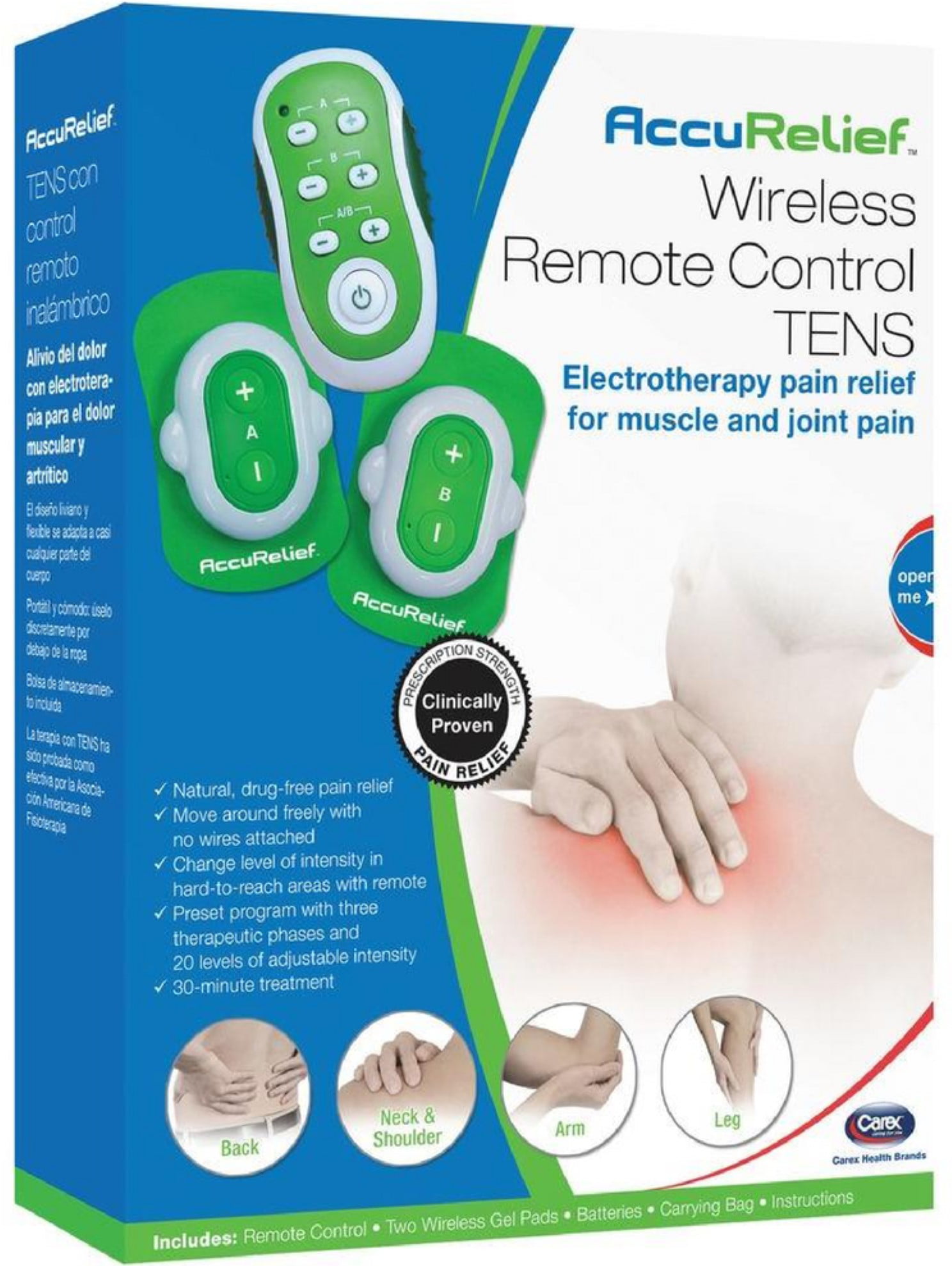 Carex AccuRelief TENS pain relief system