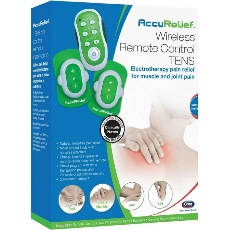  AccuRelief Wireless TENS Unit with Remote Control