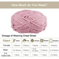thumbnail image 4 of 3Skeins Chenille Yarn Blanket Yarn 3x100g/10.5oz Gauge 5# Bulky Polyester Soft Knitting for Crochet Weaving Bag Scarf Hat, 3x68m(223yds), 4 of 7