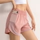 thumbnail image 2 of Pantalones cortos deportivos para mujer, de malla suelta, antiexposición, con doble bolsillo, de secado rápido, para correr, fitness aeróbico, pantalones cortos de cintura alta para exteriores, 2 of 6
