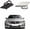 Silver left Driver Side, variant on Car Front Bumper Headlight Washer Nozzle Cover Cap Compatible with Mercedes Benz E-Class W212 E300 E350 E400 E550 2008 2009 2010 2011 2012 2013 Headlight Cleaning Cover 2128600108 Water Spray Cover