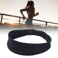 thumbnail image 4 of Diadema deportiva Yinane Banda para el sudor Elástica antideslizante Absorbe el sudor Negro, 4 of 7