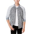thumbnail image 1 of Chaqueta bomber Ring Of Fire Chaqueta de bombardero jaspeada para hombre Gris Pequeña, 1 of 2