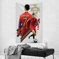 thumbnail image 4 of Cristiano Ronaldo CR7 Tapestry Room Decor Wall Cloth Party Hanging Background Room Decor Baby Room, 4 of 5