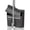 Black & Grey, variant on JOYMOOP White Broom and Dustpan Set, Upright Angle Design with Built-in Comb Teeth for Kitchen, Office, Pet Hair, Hard Floors