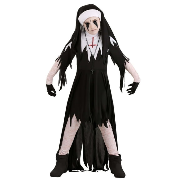 Dreadful Nun Costume for Girls