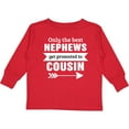 thumbnail image 3 of Inktastic Only the Best Nephews Get Promoted to Cousin Boys or Girls Long Sleeve Toddler T-Shirt, 3 of 5