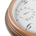 thumbnail image 3 of FONWILYO Patio Wall Clock with Thermometer and Hygrometer Battery Operated for Outdoor Use, 3 of 6