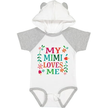 

Inktastic My Mimi Loves Me Girls Outfit Gift Baby Girl Bodysuit