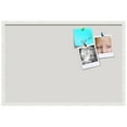 thumbnail image 2 of PinPix 36x24 Custom Cork Bulletin Board Light Stone Poster Board Has a Fabric Style Canvas Finish, Framed in Light Stone, by ArtToFrames (PinPix-1809), 2 of 5