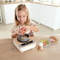 thumbnail image 5 of Hape Wooden Fun Fan Fryer Kitchen Accessory Playset, 7 Pieces, 5 of 6