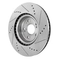 thumbnail image 4 of Detroit Axle - 2 Front Brake Rotors for 2019 2020 2021 2022 2023 2024 2025 Acura RDX, Drilled Slotted Disc Brake Rotors Replacement: 12.40" inch Front Rotors, 4 of 7