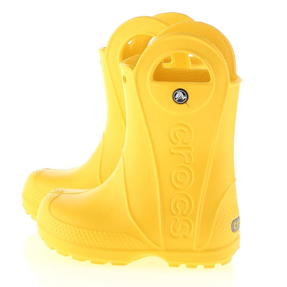 Crocs Handle Rain Boot Kids Yellow - Walmart.ca