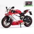 thumbnail image 1 of 1:12 1199 Panigale Alloy Racing Motorcycle Model Diecast Metal Toy Street Sports Motorcycle Model Sound and Light Childrens Gift, 1 of 6
